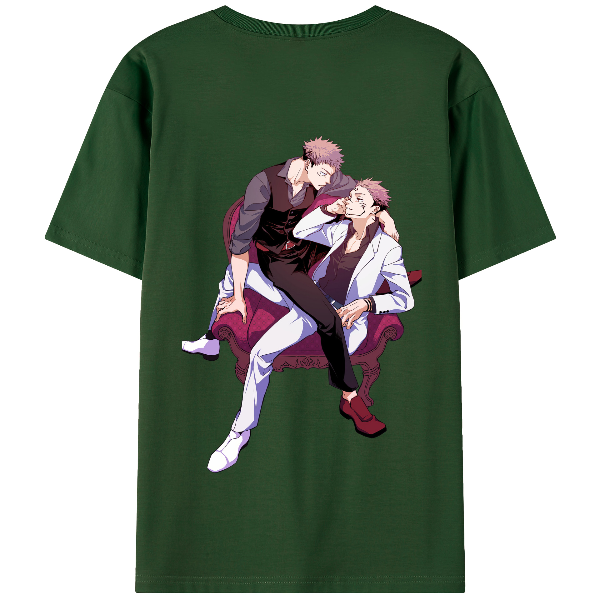 （画像用） 呪術廻戦 Jujutsu Kaisen 綿100％半袖Tシャツ（背面プリント）